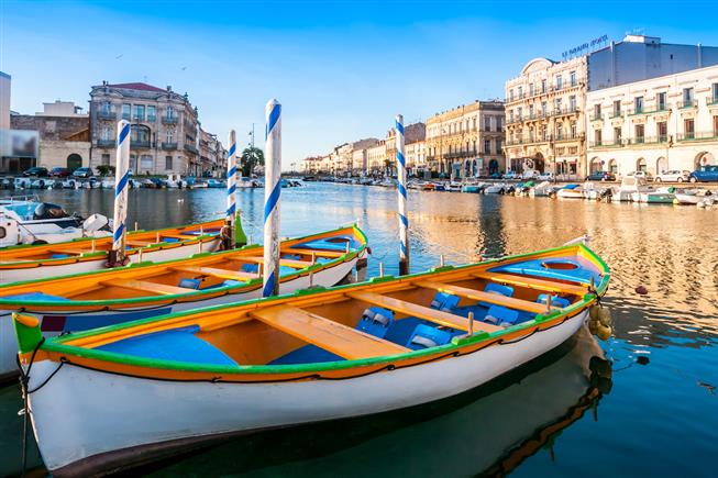 Canal Royal de Sète proche du Restaurant O'33 dans l'Herault