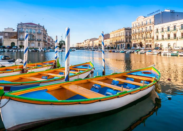 Canal Royal de Sète proche du Restaurant O'33 dans l'Herault