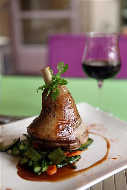 Plat dressé au Restaurant O'33 proche du Cap d'Agde