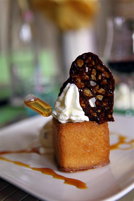Dessert du Restaurant O'33, restaurant 3 cocottes aux Logis de France proche du Cap d'Agde