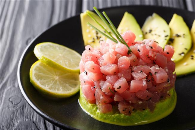 Tartare de thon restaurant Narbonne Aude - Restaurant O'33