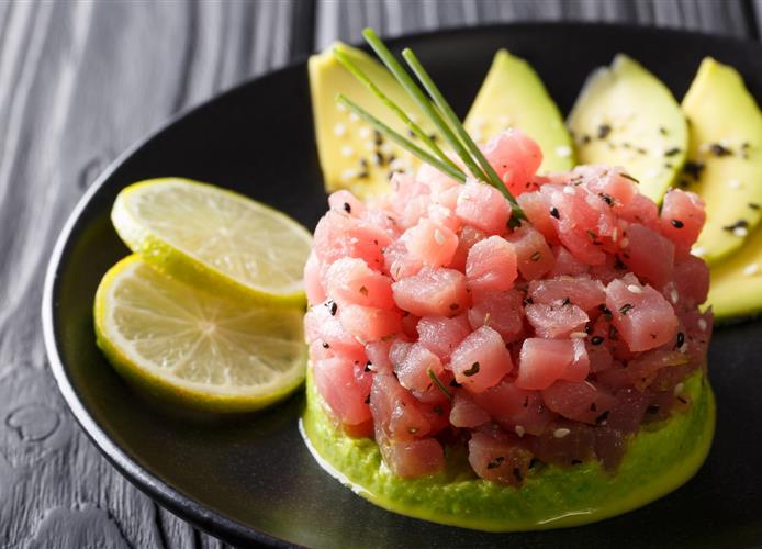 Tartare de thon restaurant Narbonne Aude - Restaurant O'33