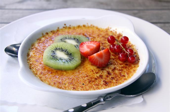 Creme brulee restaurant Narbonne Herault - Restaurant O'33 Logis de France