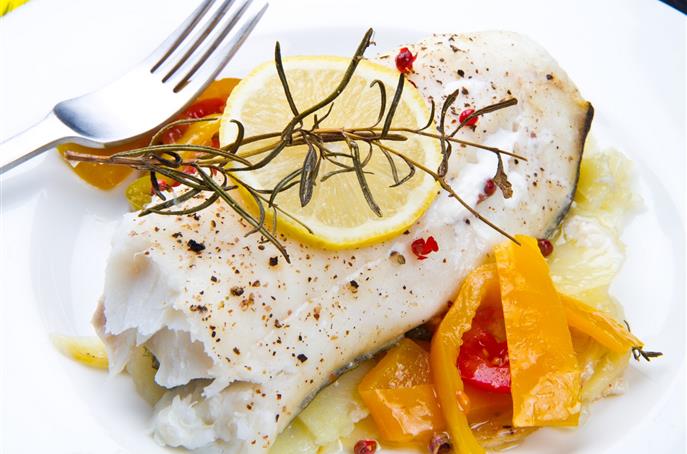 Plat de poisson restaurant Sete Herault - Restaurant O'33 3 cocottes Logis de France
